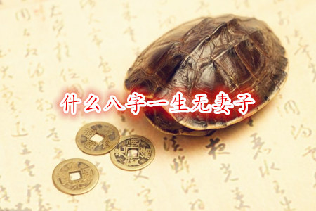 什么八字一生无妻子